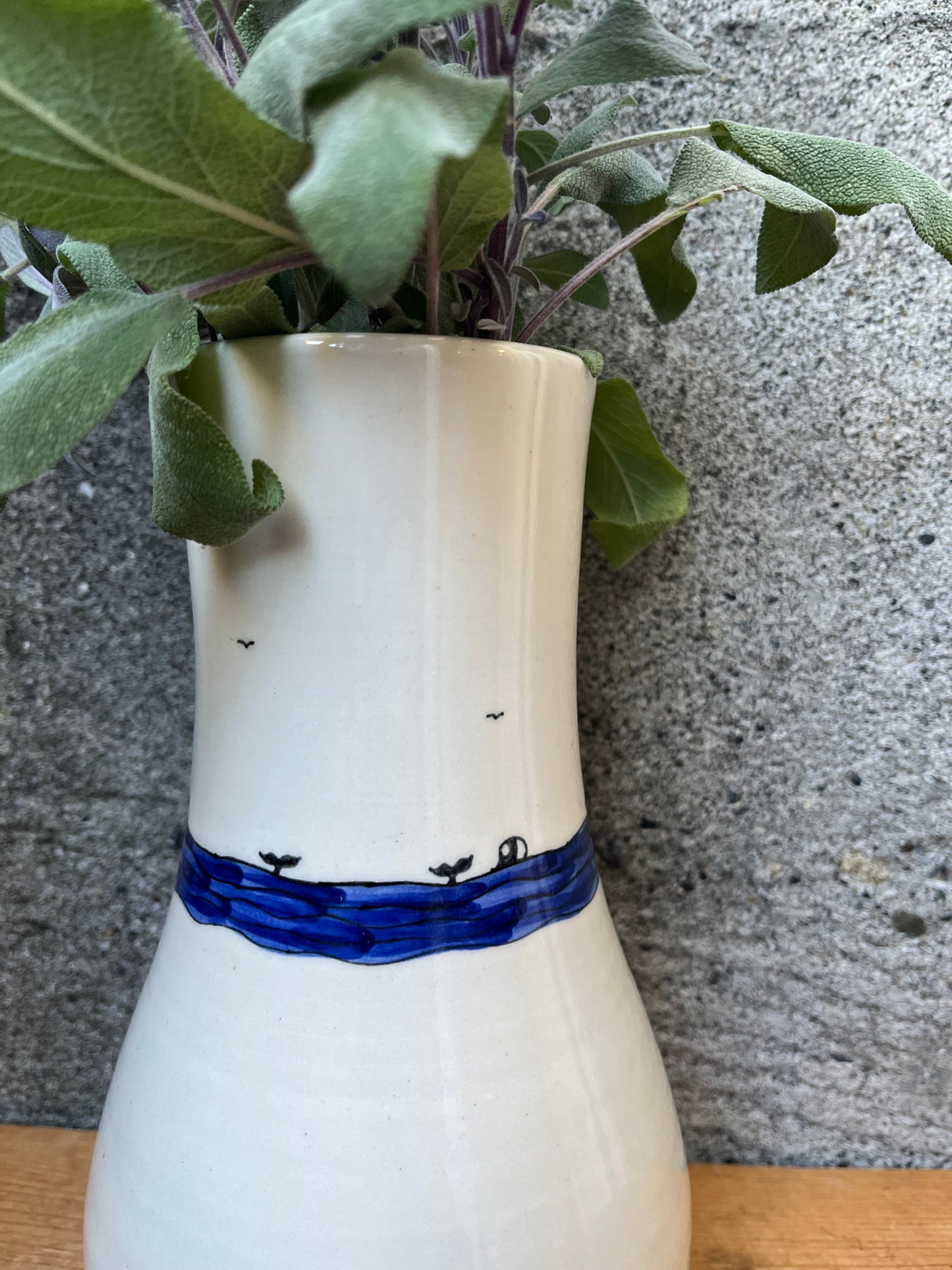 Downing Pottery Vase - Large, bouquet