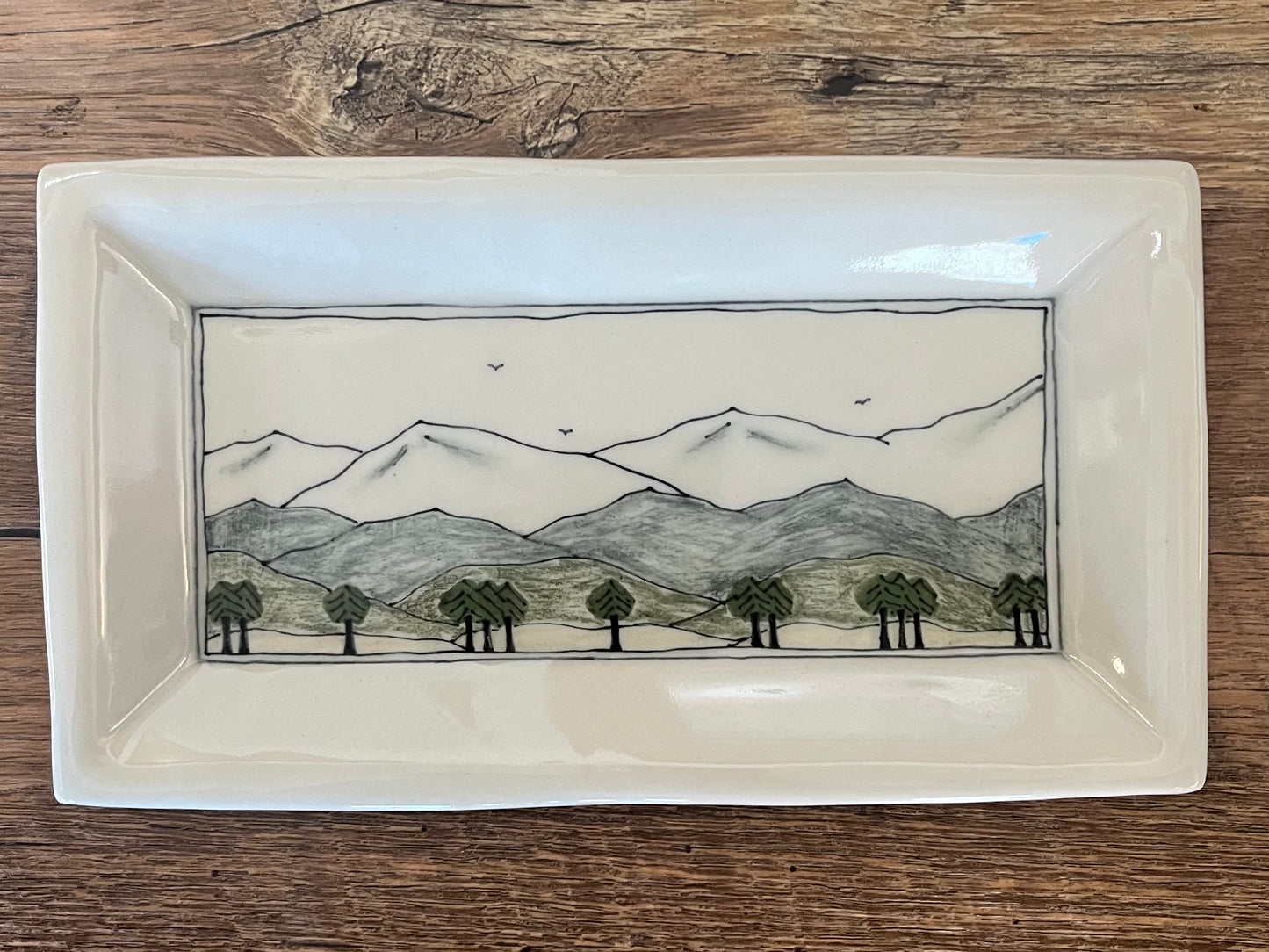 Downing Pottery Rectangle Platter - Small