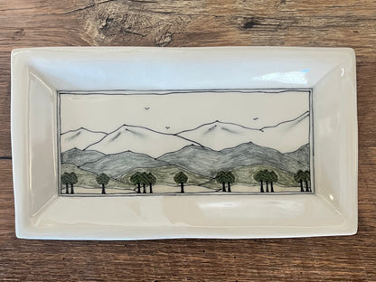 Downing Pottery Rectangle Platter - Small