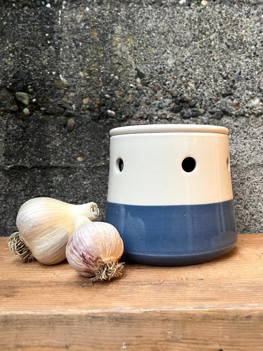 Downing Pottery Garlic Keeper (various colors)