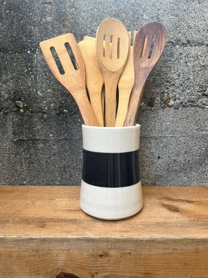 Downing Pottery Utensil Holder - Petite Color Block