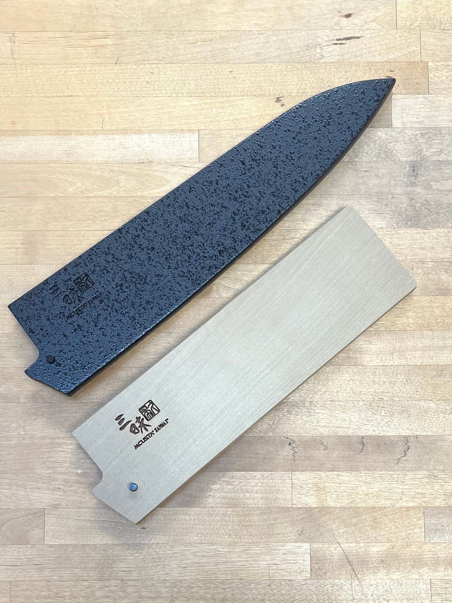 Mcusta Zanmai Sayas, Natural Wood and Black Lacquer (various sizes)