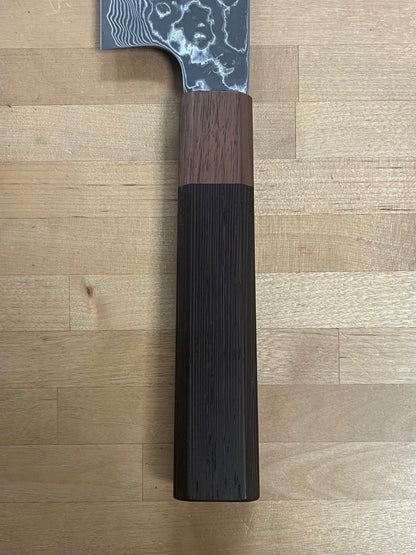 Kenshiro Hatono,  SG2 Kurozome Damascus 180 Bunka (KH-5307)