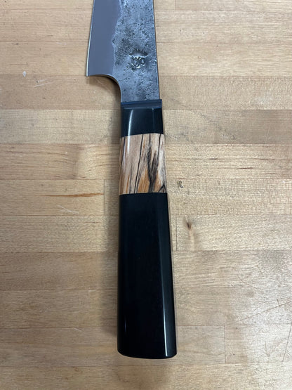 Showalter Smithing, Cascade Collection 6.5" Chef with Richlite/Spalted Maple handle