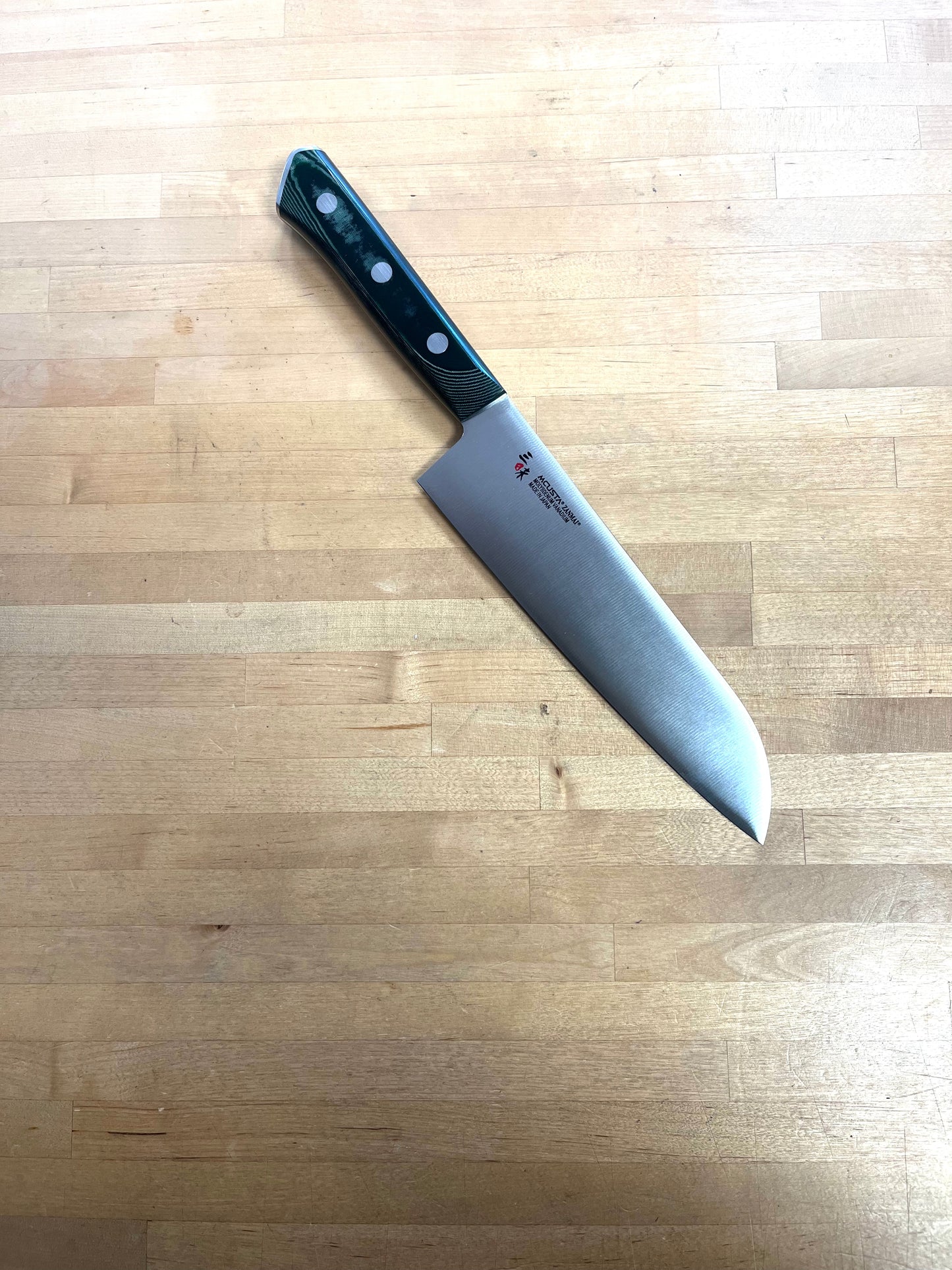 Mcusta Zanmai, Forest Molybdenum Santoku 180(HBG-6003M)