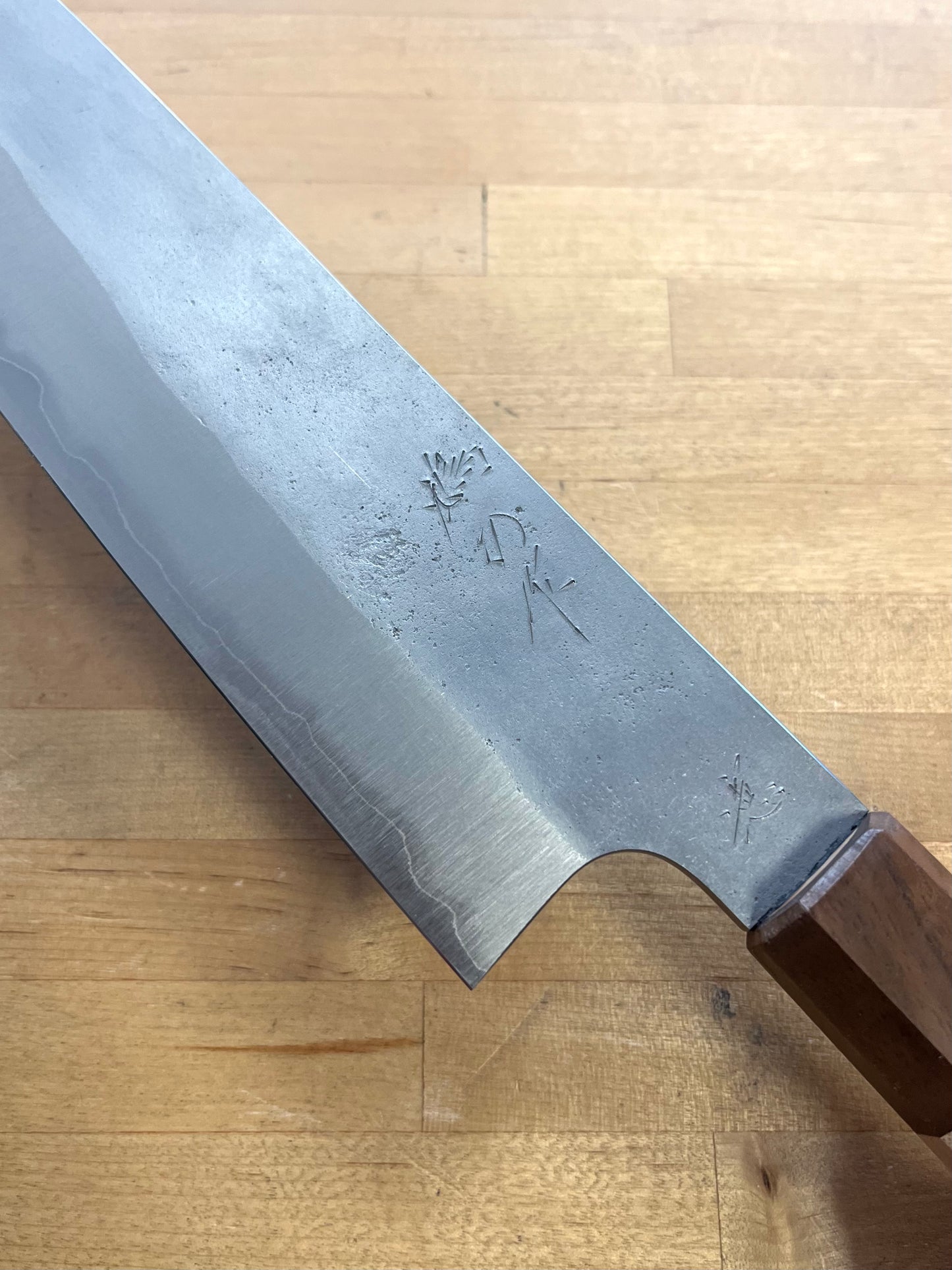 Kenshiro Hatono, Shirogami #1 Nashiji  Gyuto 210(KH-1109)