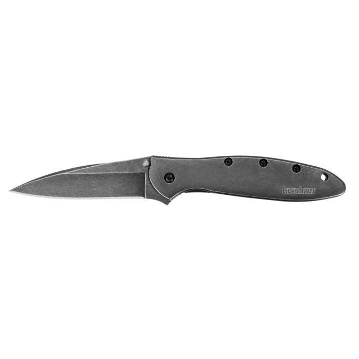 Kershaw Leek Blackwash on a white background.