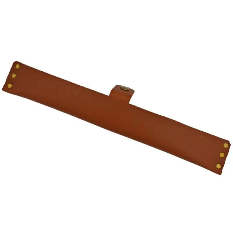 Lamson leather Rocker sheath on white background