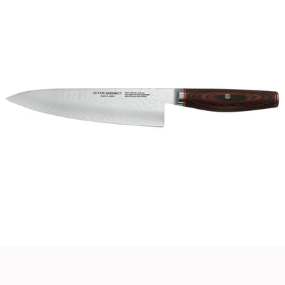 Miyabi Artisan Gyuto on white background.