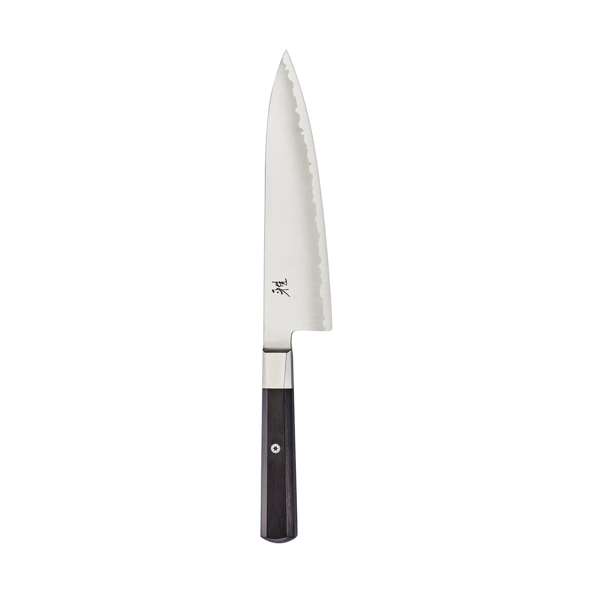 A Japanese chef knife on white background