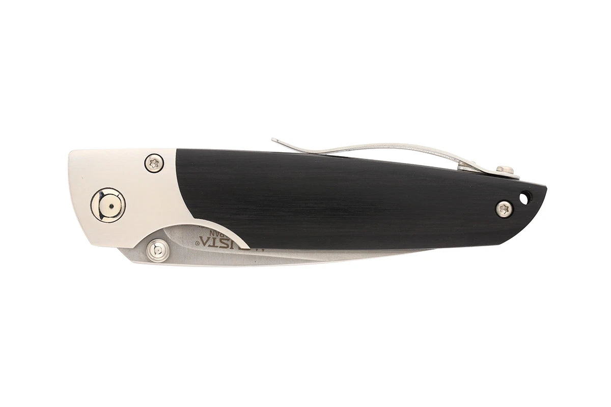 Mcusta folder in closed position.