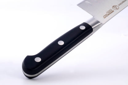 Black POM handle on Santoku