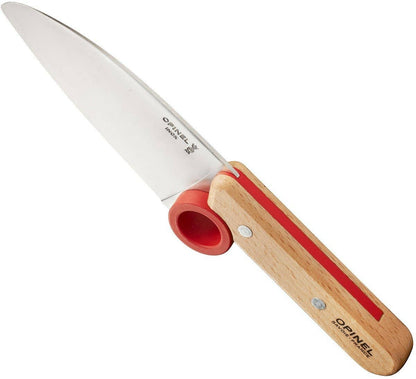 Opinel le petit Chef knife on white background
