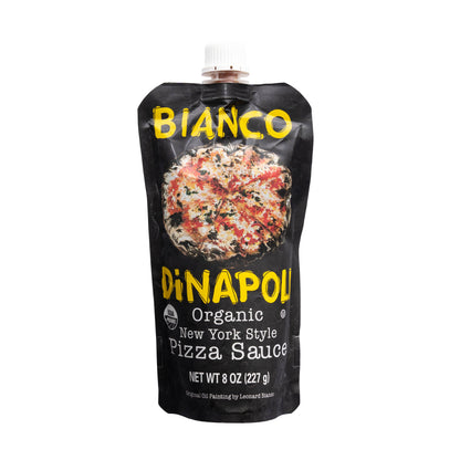 Pouch of Bianco DiNapoli Organic New York Style Pizza Sauce