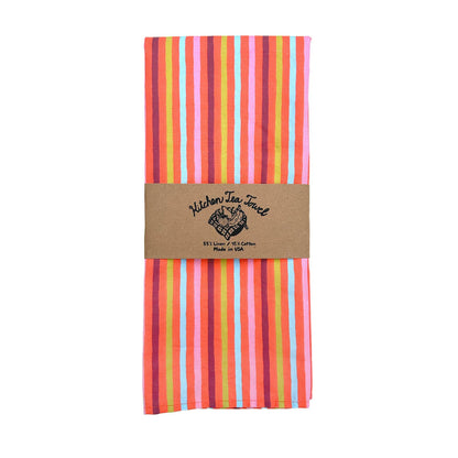 Rosie Casey Studio, Kitchen Tea Towel - Cirque Stripe