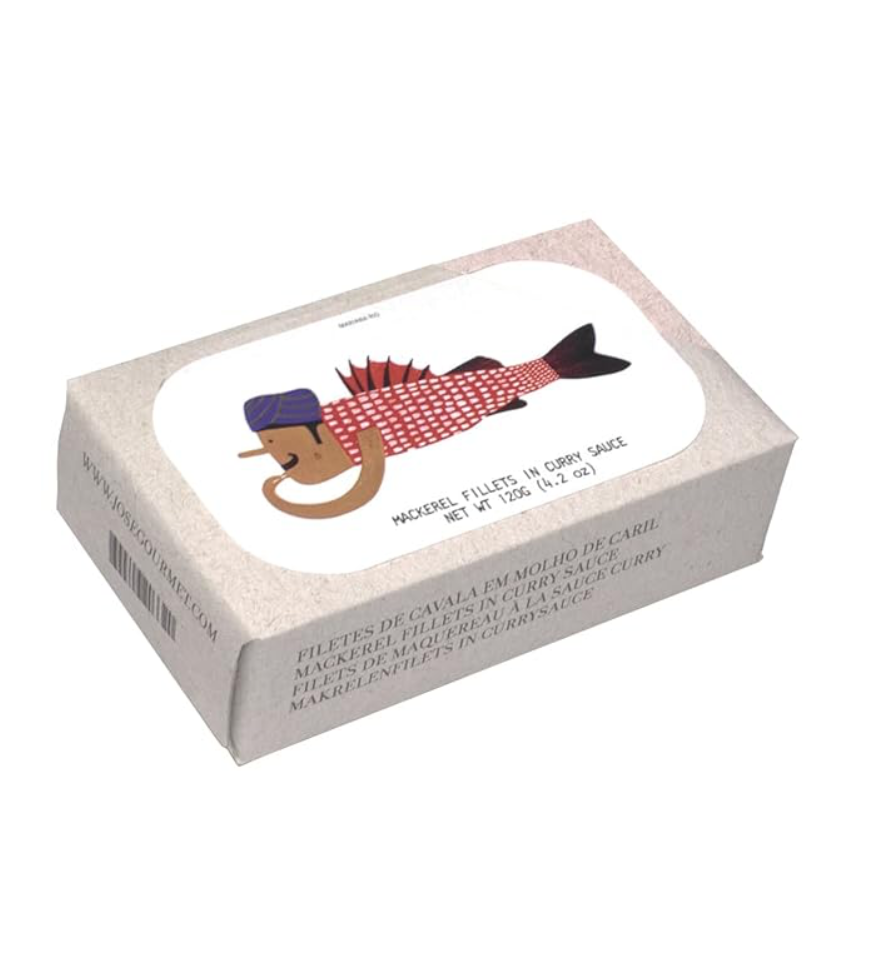 Jose Gourmet Mackerel Fillets in Curry, 120g