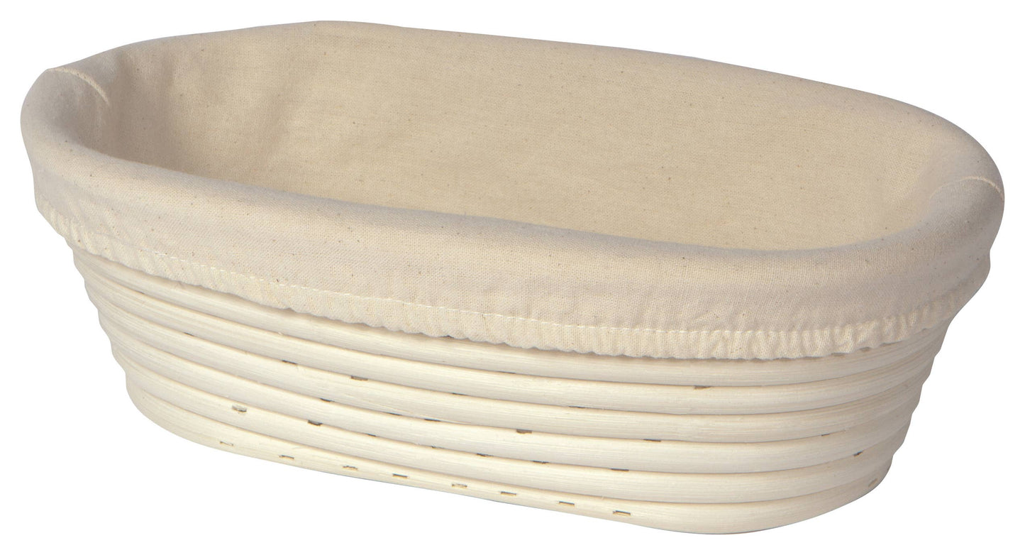 Oval Banneton Liner, Natural Cotton