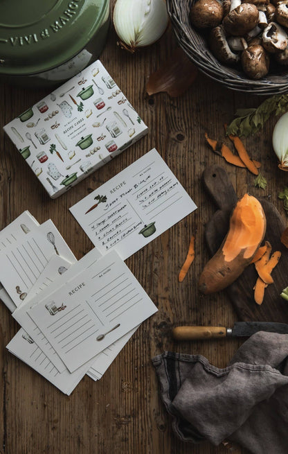 Vivi et Margot, Hand Illustrated Recipe Card Box Set 24