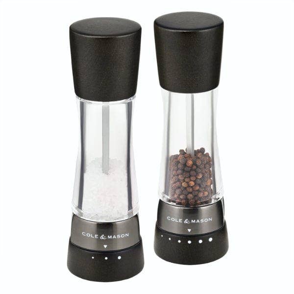 Cole & Mason - Derwent Salt & Pepper Mill Gift Set, Black Wood