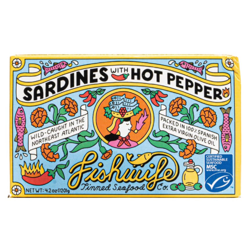 Fishwife Sardines with Hot Pepper