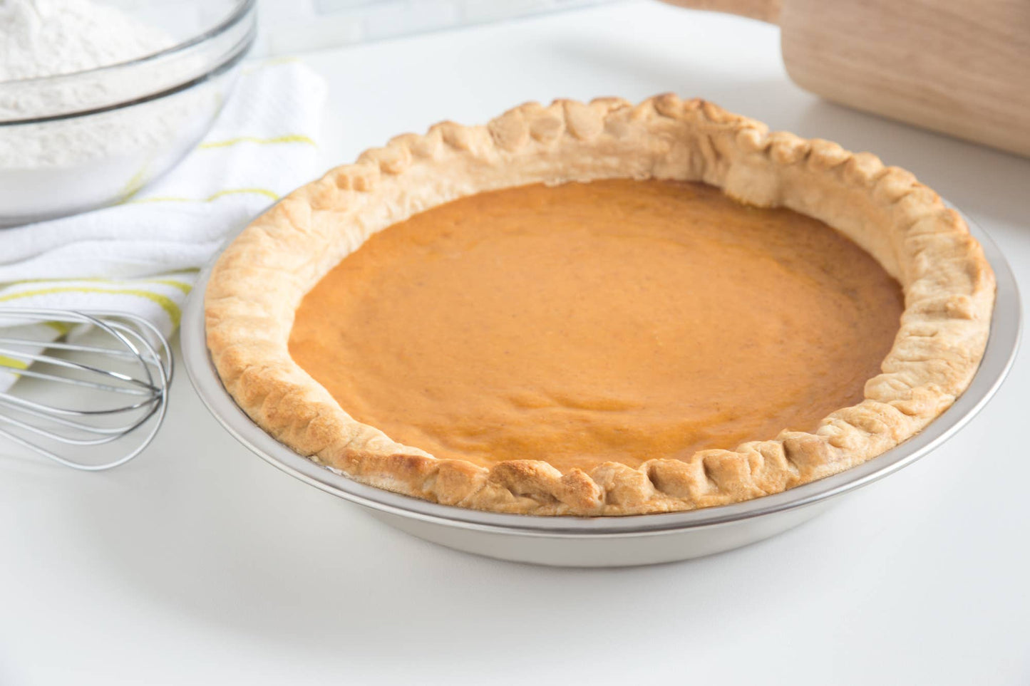 Fox Run Pie Pan, Stainless Steel, 9"