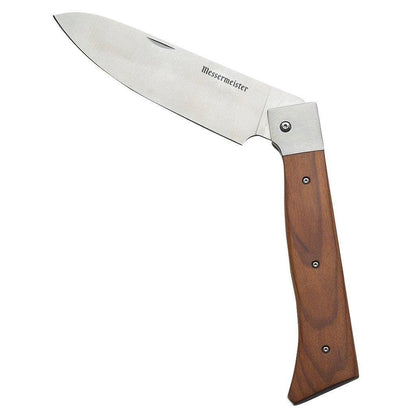 Messermeister 6" Adventure Chef's Folding Camp Knife / Maple