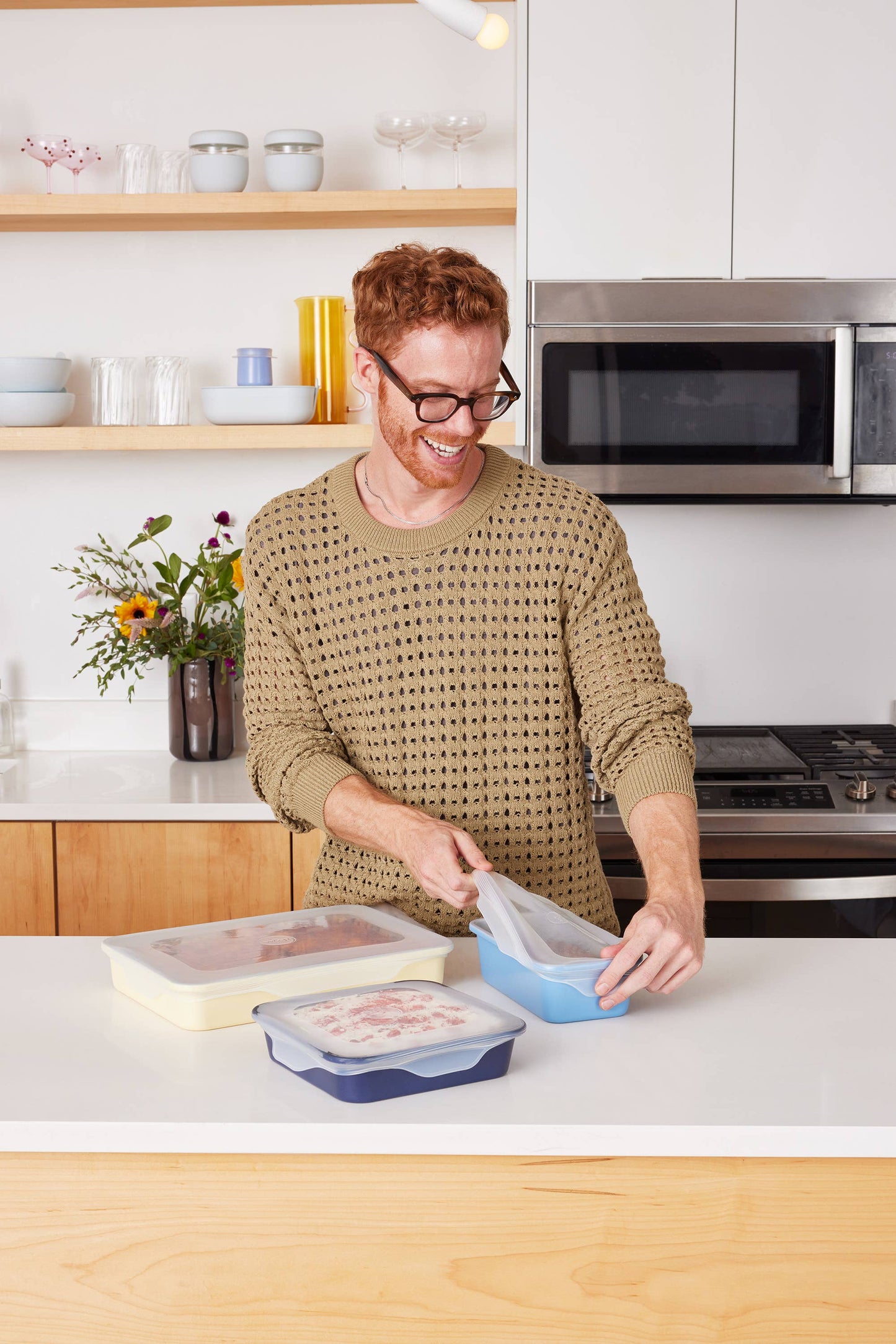 W&P Reusable Silicone Stretch Baking Lids - Set of 3