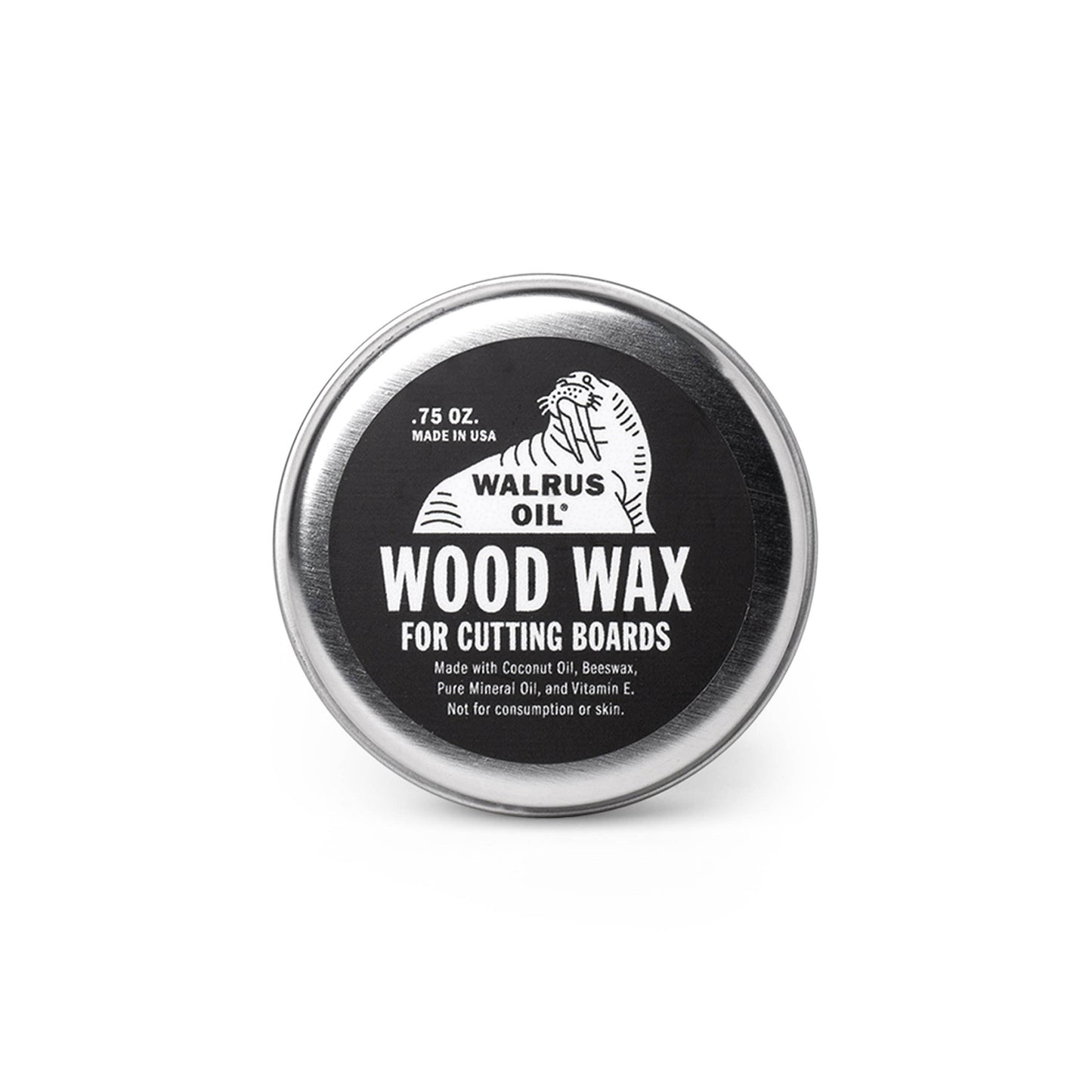 Walrus Oil - Wood Wax for Cutting Boards, .75 oz.
