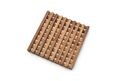 Ironwood Venetian Trivet, Acacia Wood, 10" x 10"