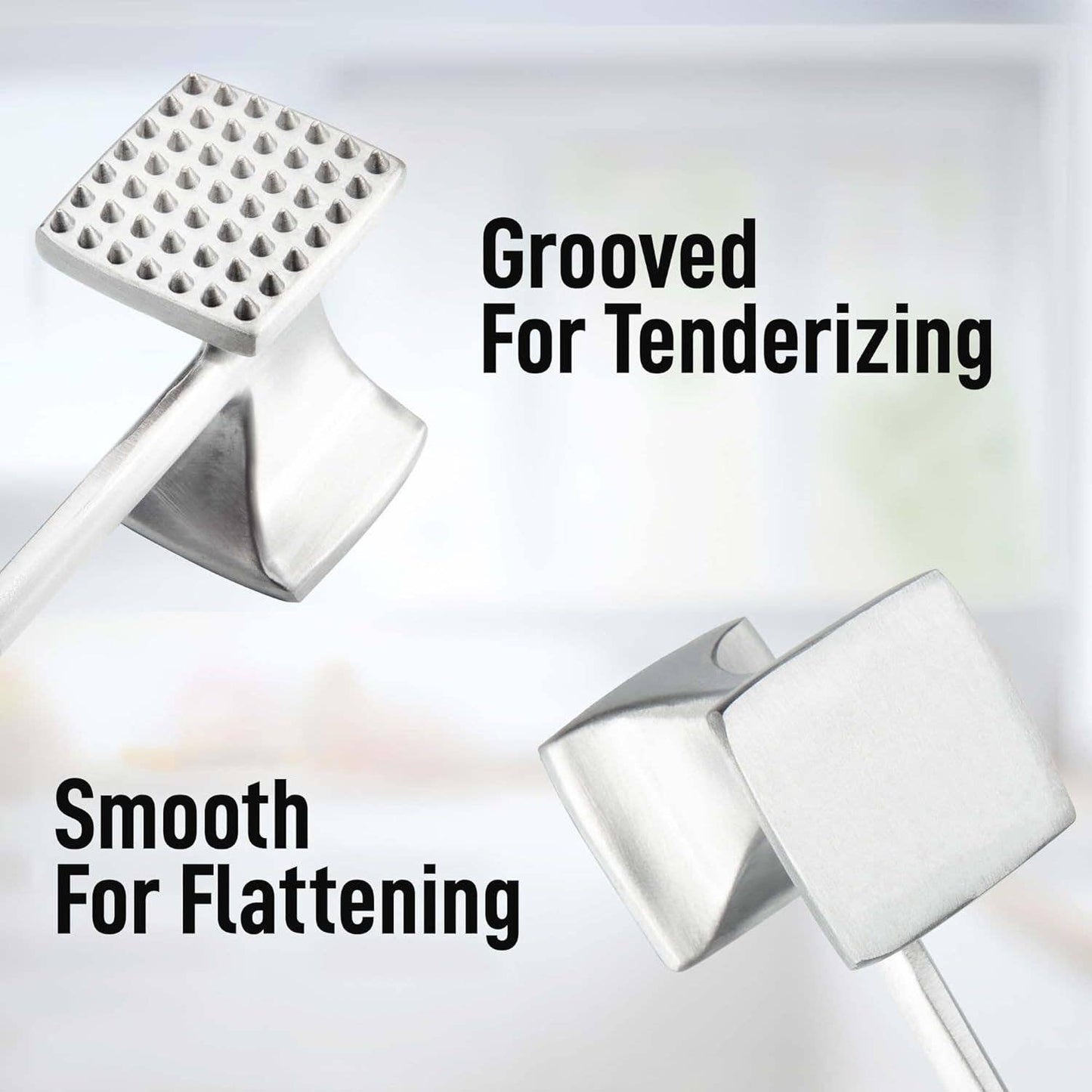 Zulay, Dual Sided Heavy Duty Meat Hammer Tenderizer