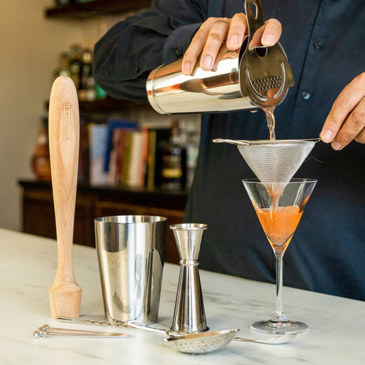 Craft Bar Set/Mixologist Cocktail Kit, Stainless (14 Piece)