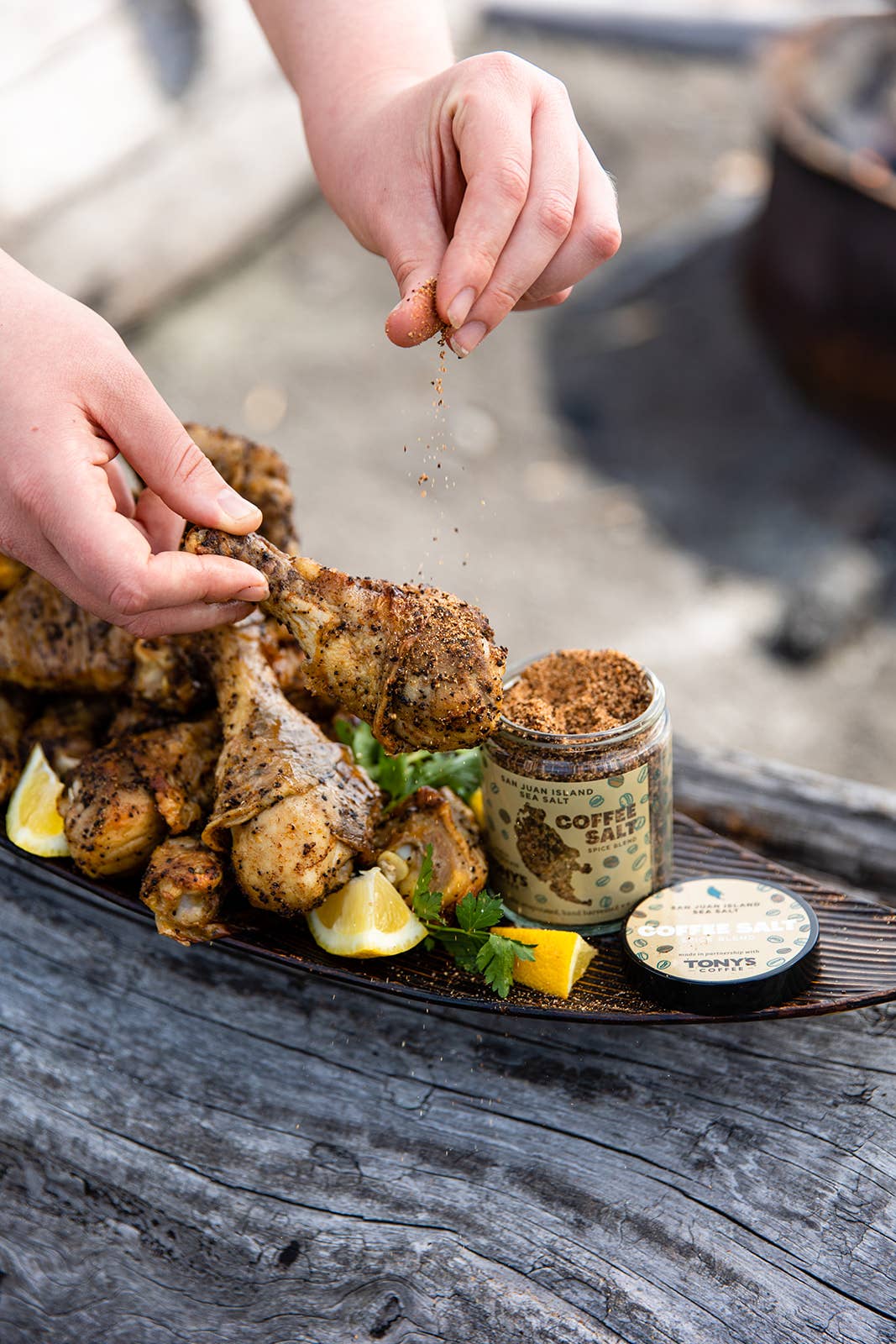 San Juan Island Sea Salt, Coffee Salt Spice Blend
