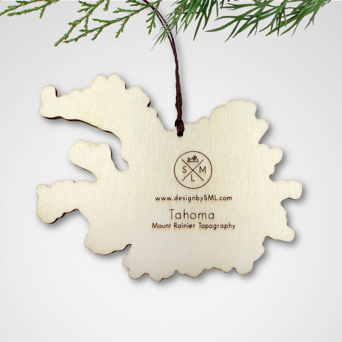 SML, Mt Rainier Topography Ornament