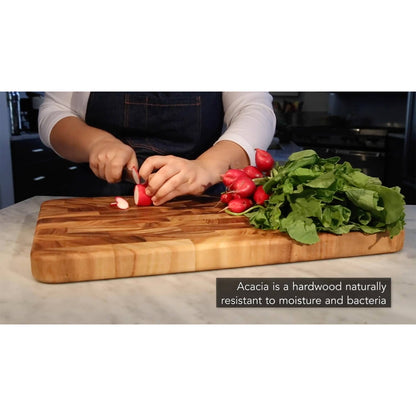 Ironwood,  Acacia End Grain Cutting Board - 20"x 14"x1.25"