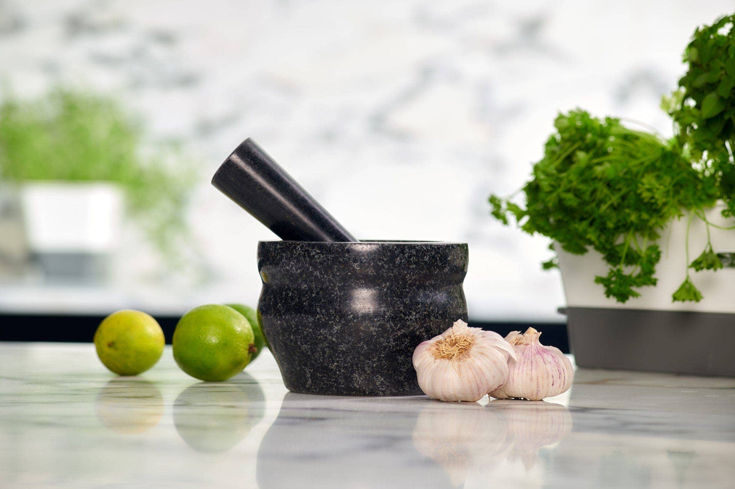 LARGE Cole & Mason Black Granite Mortar & Pestle