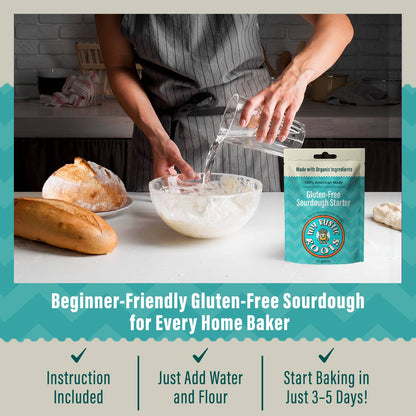 My Rustic Roots, Gluten-Free and Organic Sourdough Starter Culture