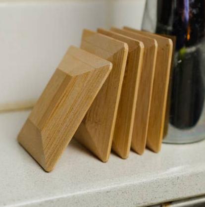 Bamboo Pot Scraper, great for cast iron and carbon steel pans