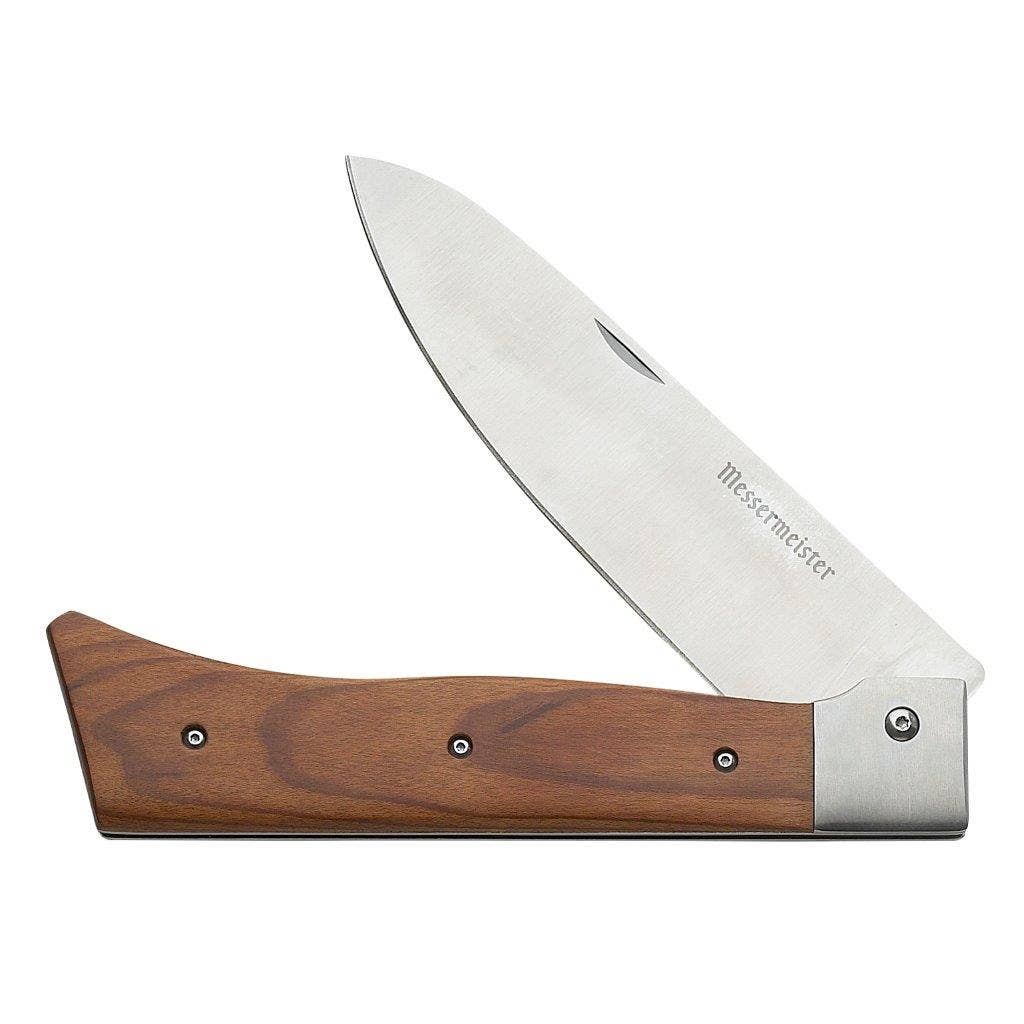 Messermeister 6" Adventure Chef's Folding Camp Knife / Maple