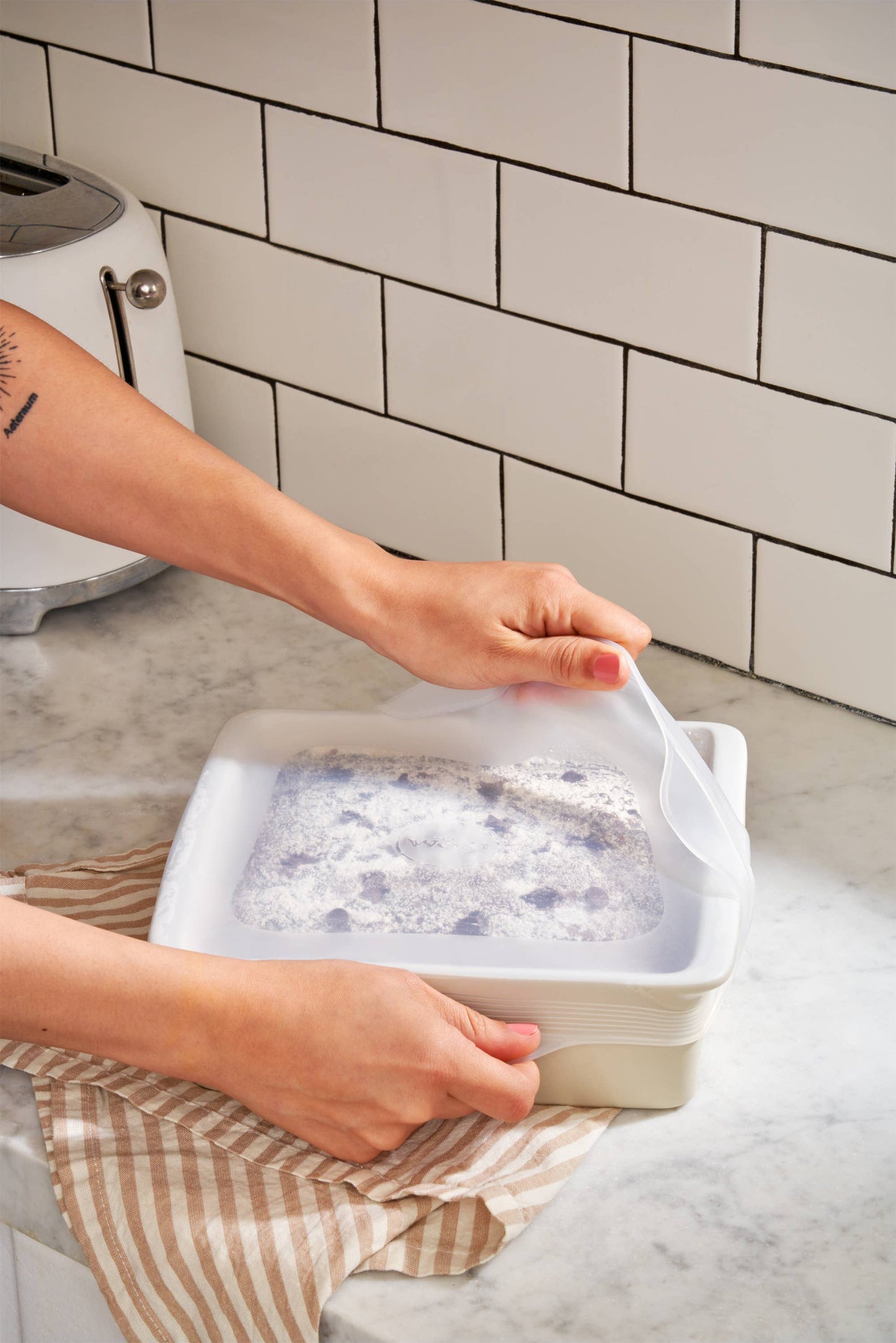 W&P Reusable Silicone Stretch Baking Lids - Set of 3