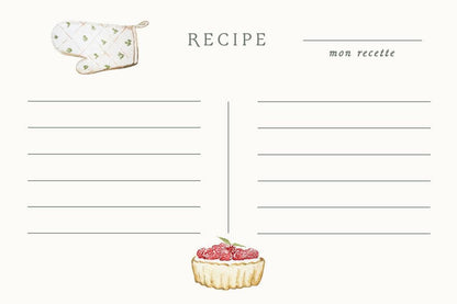 Vivi et Margot, Hand Illustrated Recipe Card Box Set 24