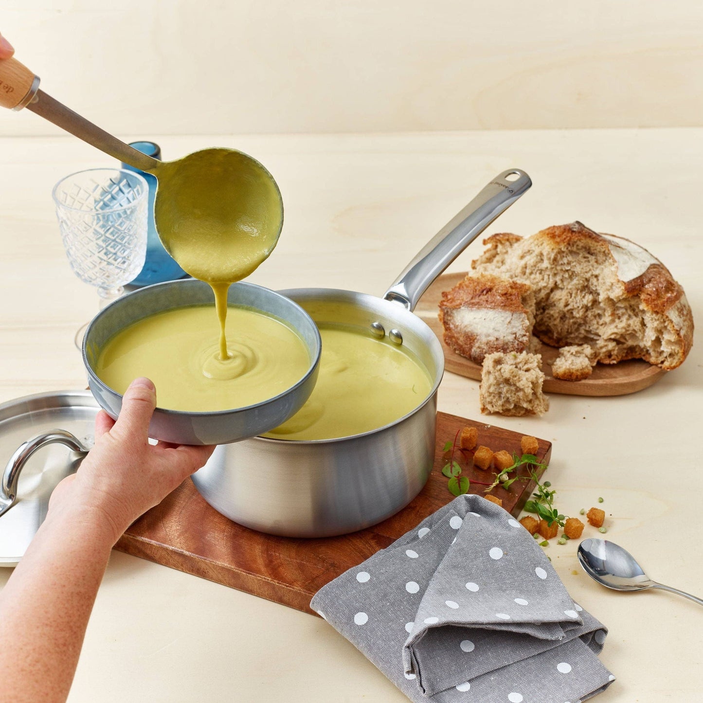 De Buyer - ALCHIMY 3-ply Stainless Steel Saucepan