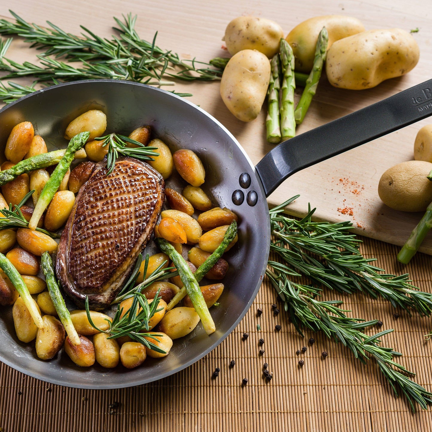 de Buyer - MINERAL B Classic Carbon Steel Fry Pan