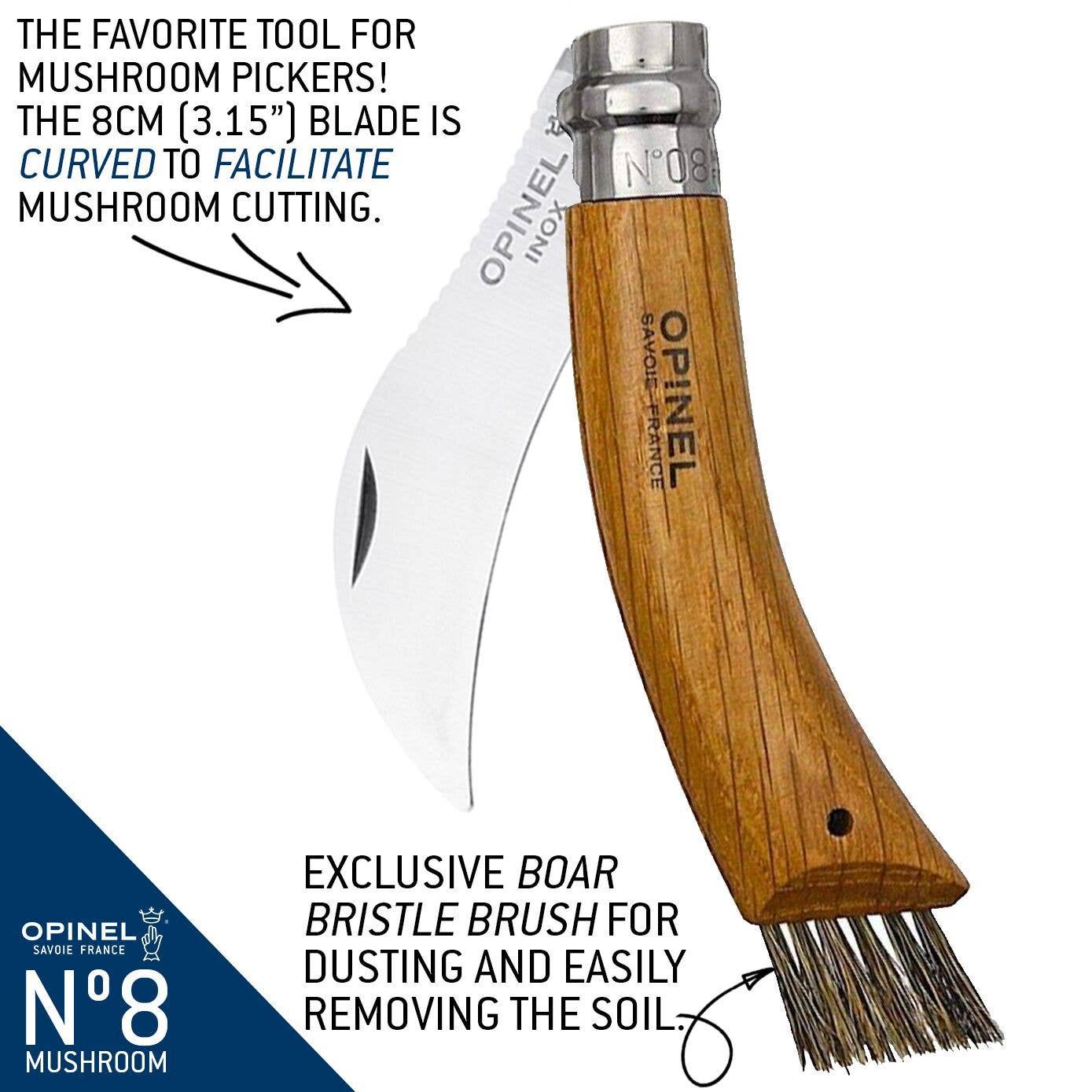 Opinel Mushroom Foraging Knife