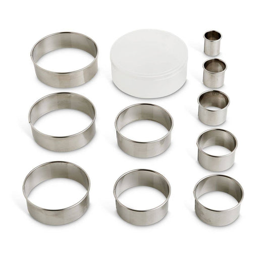 Mrs. Anderson's Baking Round Cutters, Set Of 10