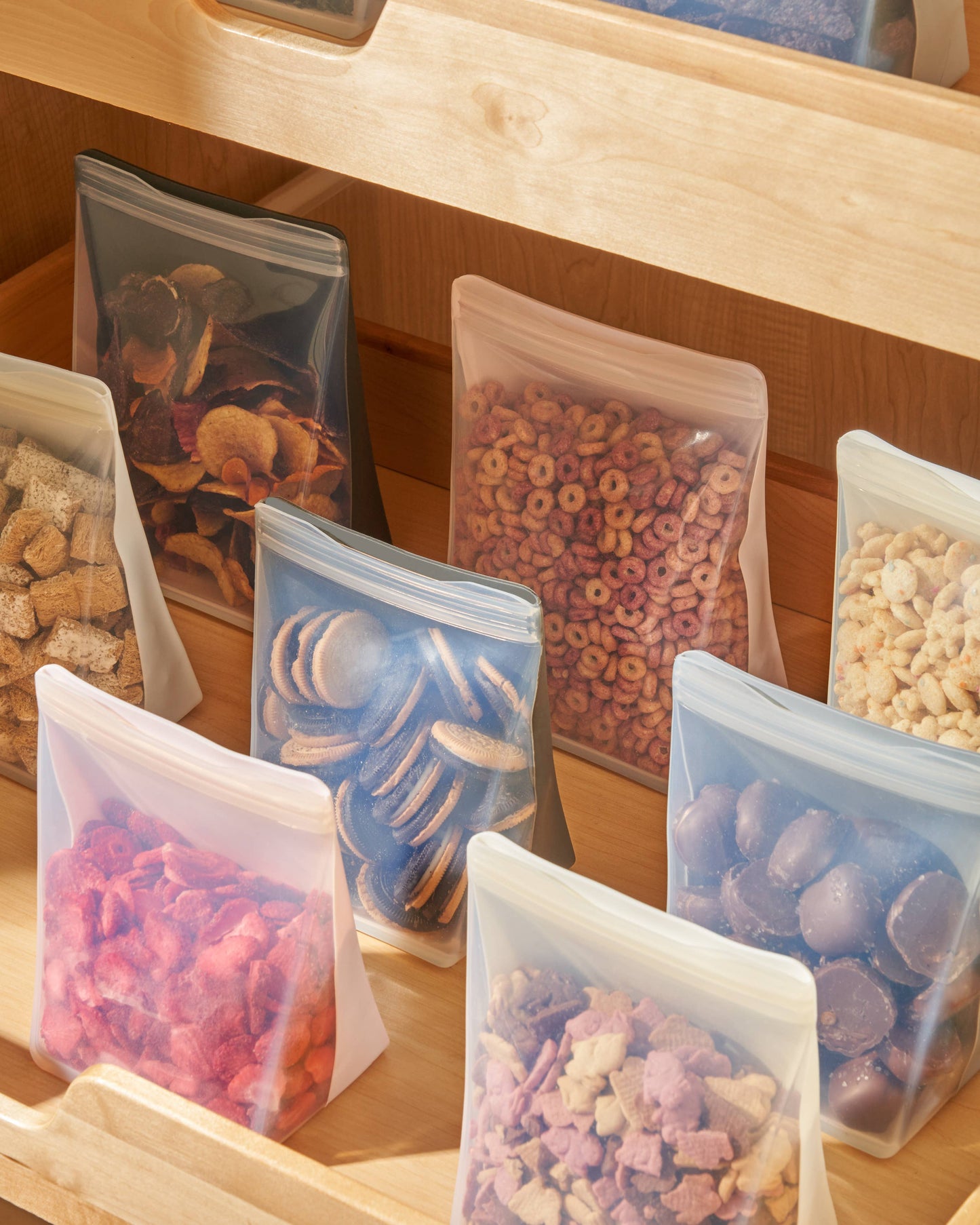 W&P Reusable Silicone Stand Up Bags