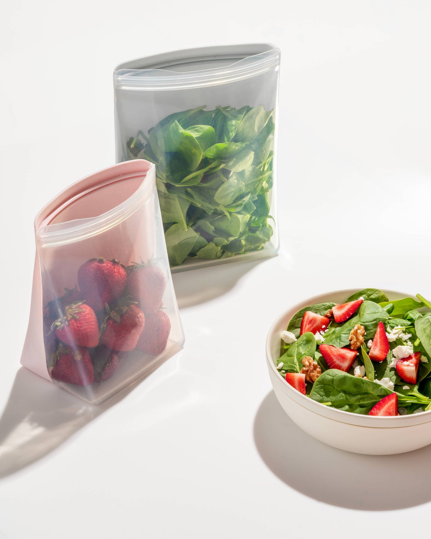 W&P Reusable Silicone Stand Up Bags