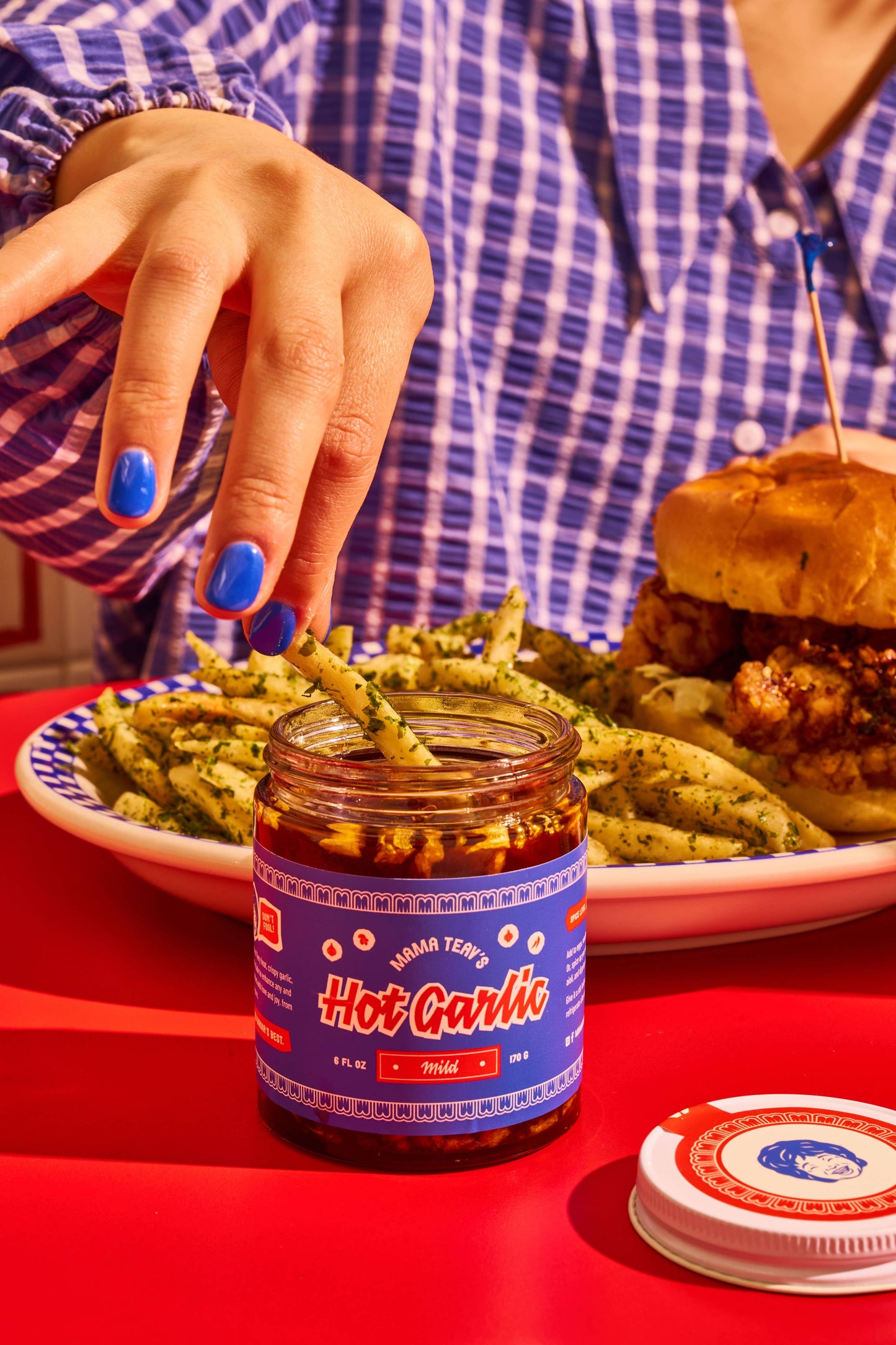 Mama Teav's Hot Garlic Chili Crisp - MILD