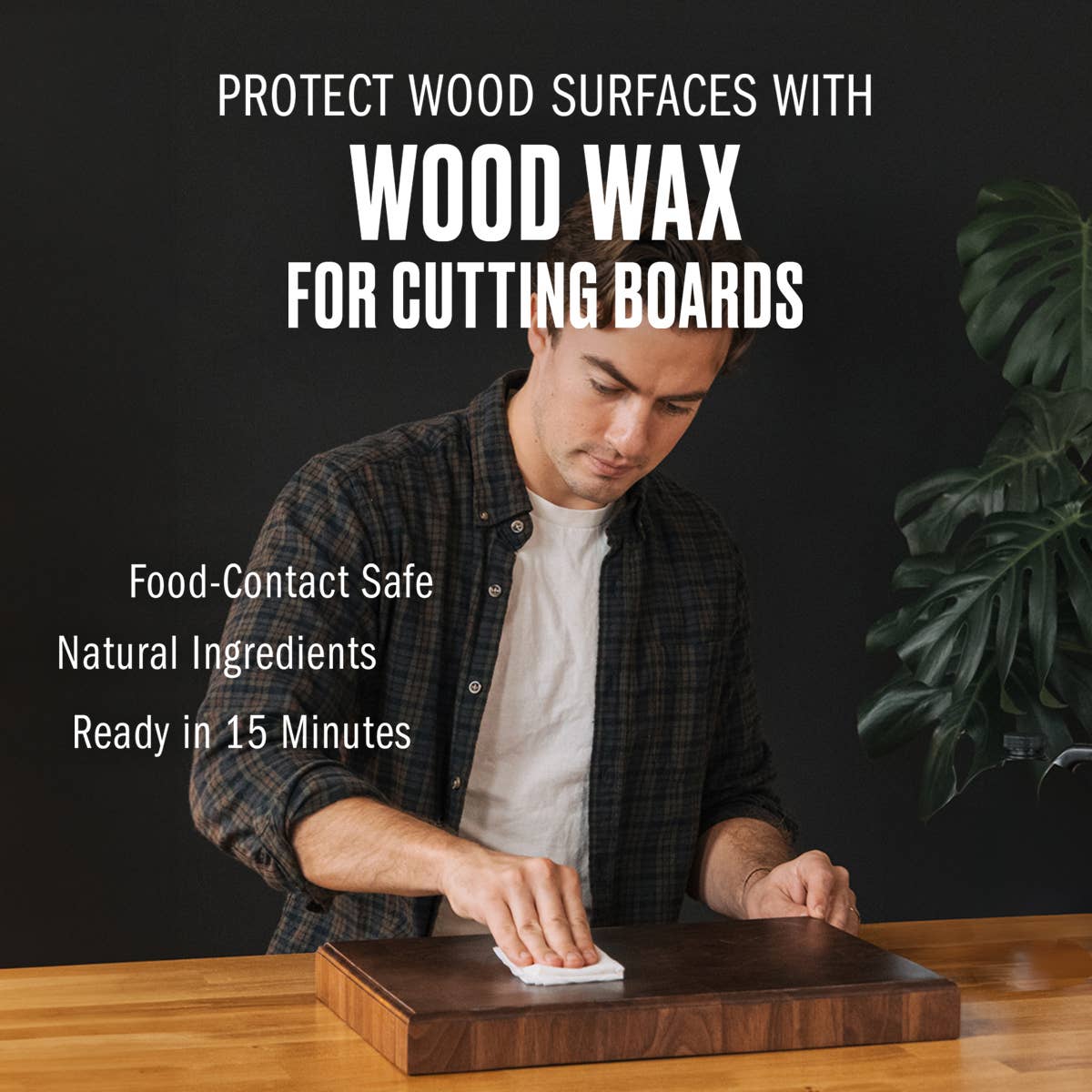 Wood Wax for Cutting Boards, 3 oz