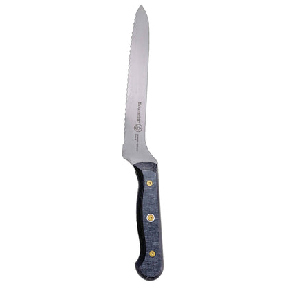 Messermeister 8" Custom, Offset Scalloped Knife