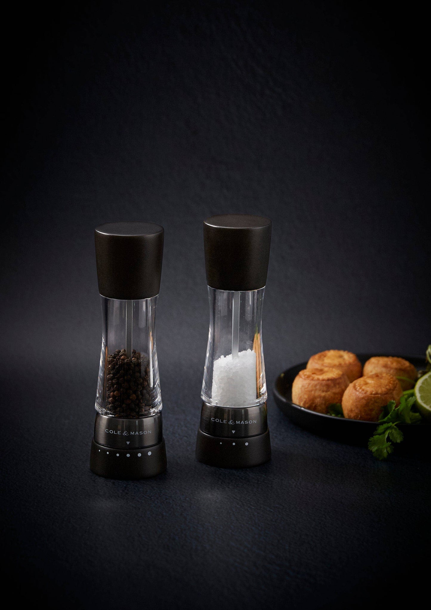 Cole & Mason - Derwent Salt & Pepper Mill Gift Set, Black Wood